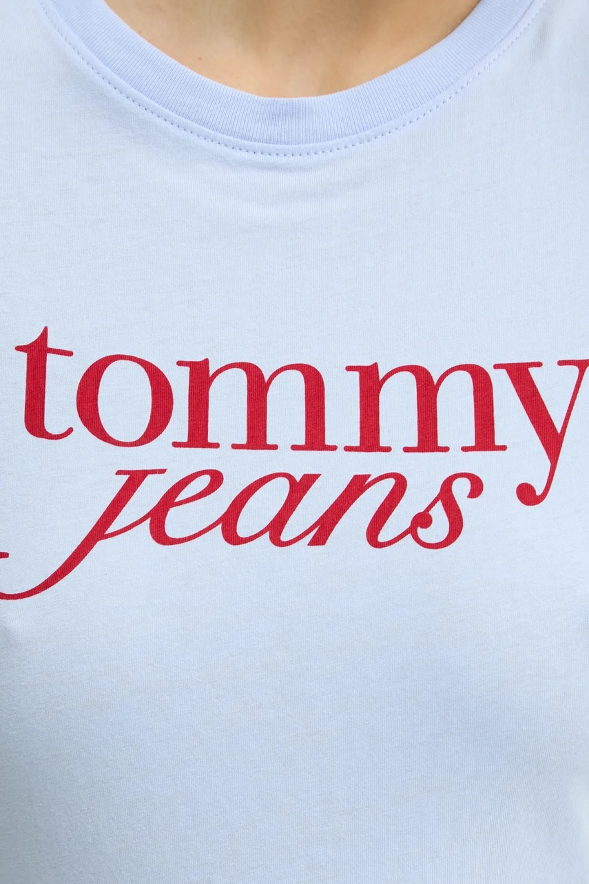Бавовняна футболка Tommy Jeans жіноча  DW0DW19447 