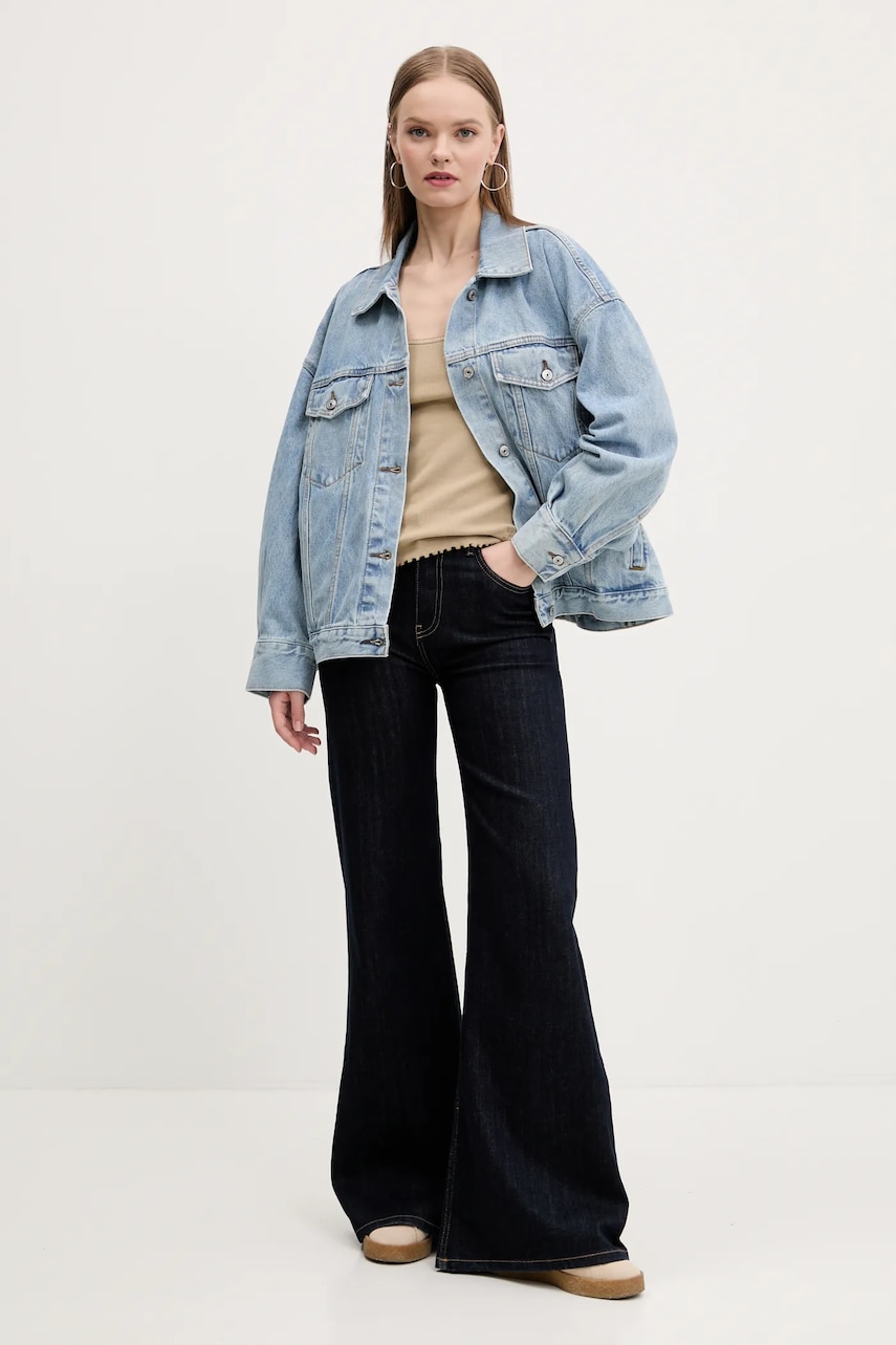 Топ Tommy Jeans цвет бежевый DW0DW19505 Топ Tommy Jeans цвет бежевый DW0DW19505