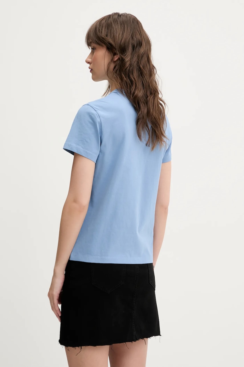 Хлопковая футболка Tommy Jeans женская DW0DW20153 Хлопковая футболка Tommy Jeans женская DW0DW20153