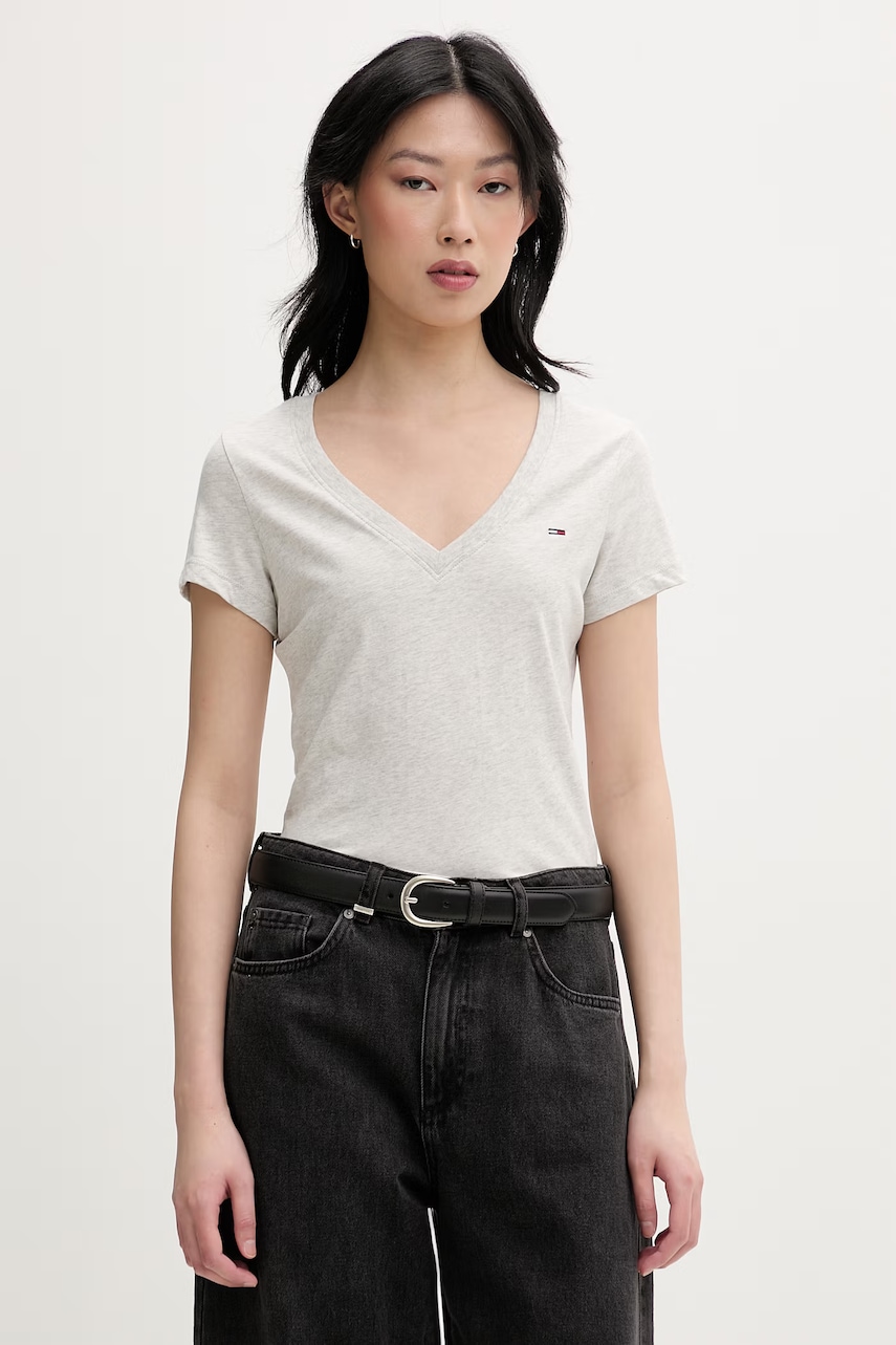 Tommy Jeans t-shirt γυναικείο βαμβακερό