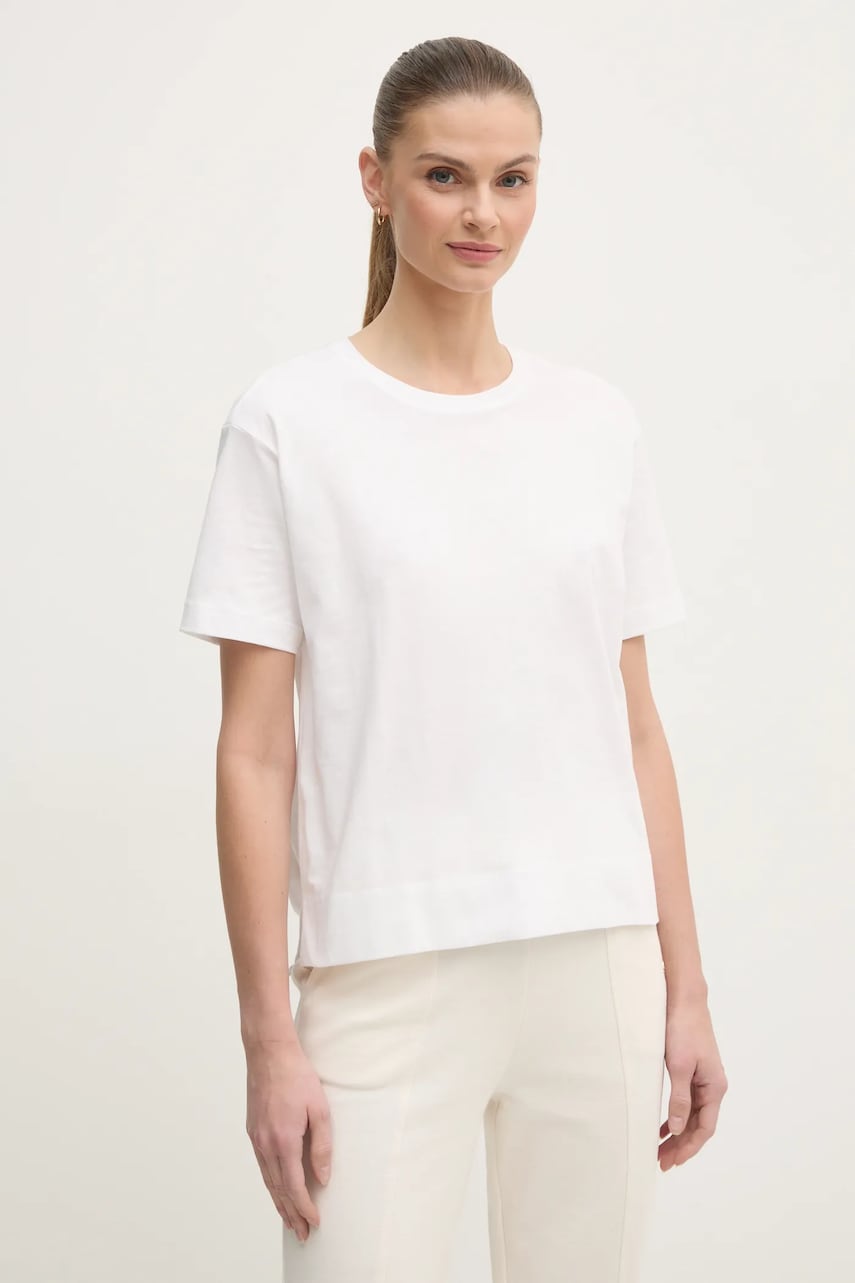 Joop! tricou din bumbac femei, culoarea alb, 30044602 10017038