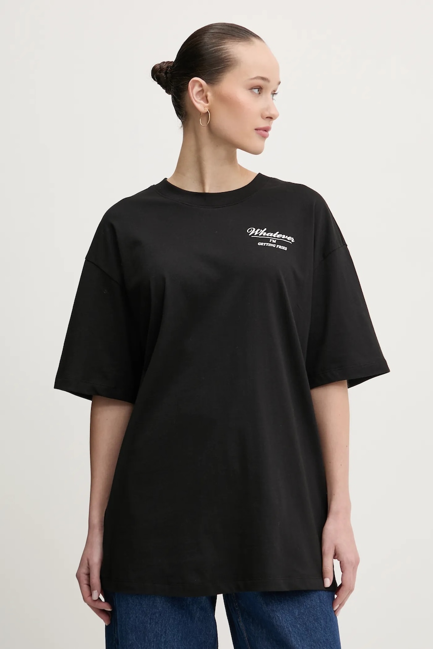 Hugo Blue tricou din bumbac femei, culoarea negru, 50533976