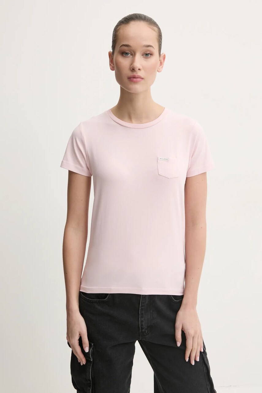 Levně Tričko Guess Jeans růžová barva, W5RI52 J1314