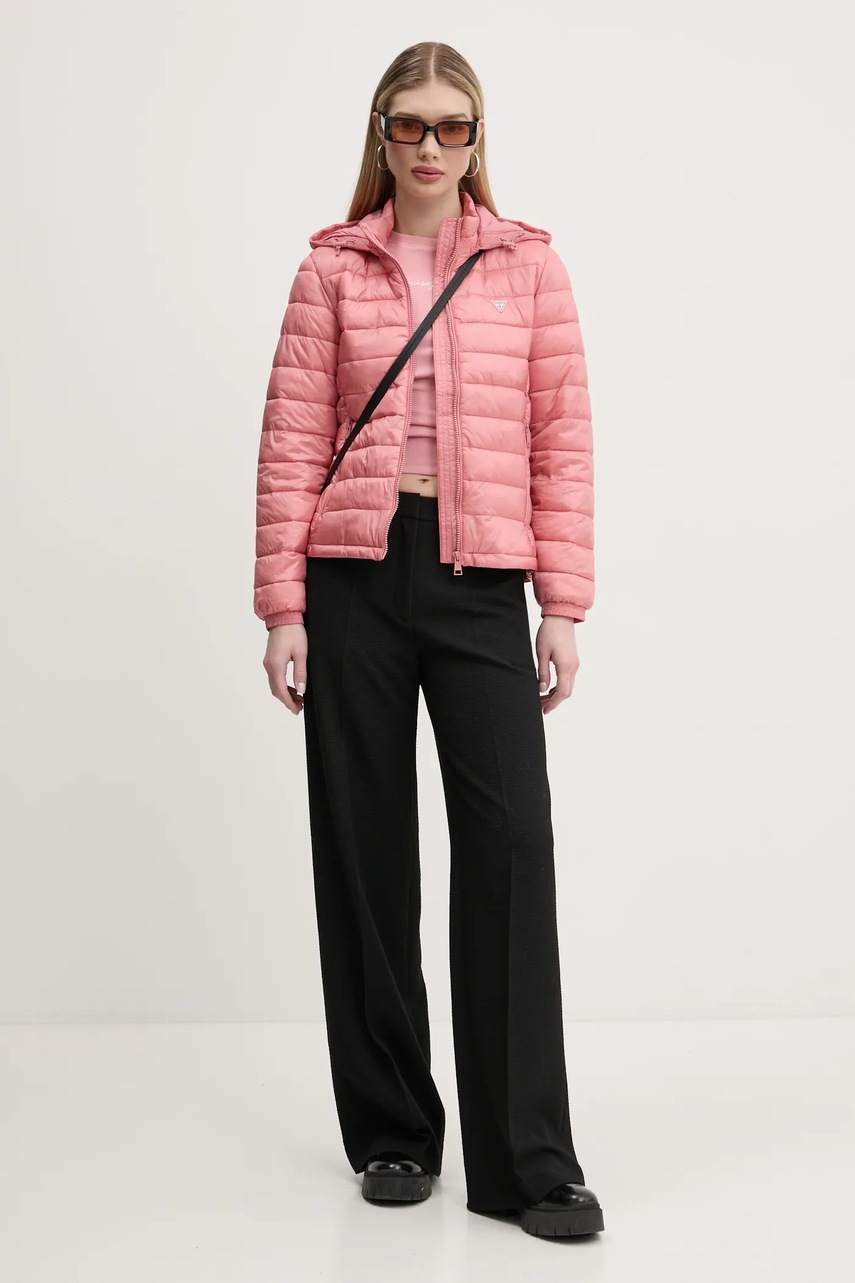 Футболка Guess Jeans женская цвет розовый W5RI57 KA0H1 Футболка Guess Jeans женская цвет розовый W5RI57 KA0H1