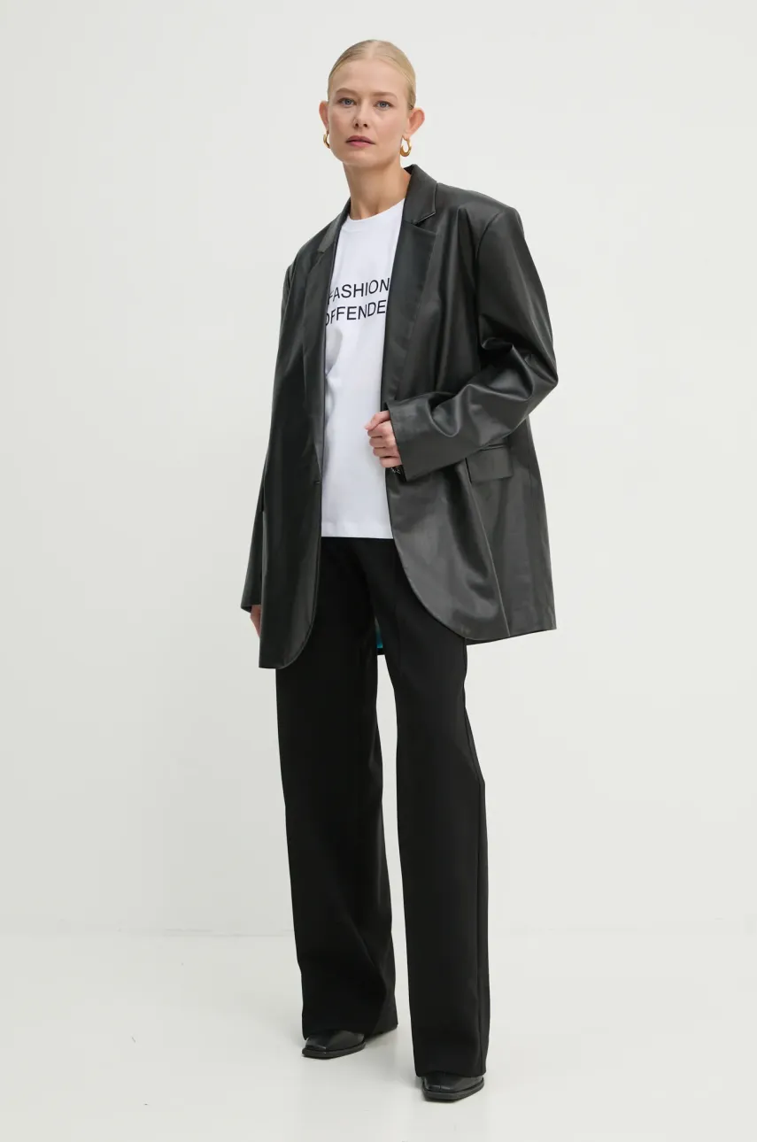 Хлопковая футболка Victoria Beckham женская цвет белый 1125JTS006357A Хлопковая футболка Victoria Beckham женская цвет белый 1125JTS006357A