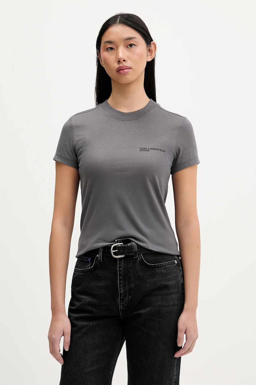 Βαμβακερό μπλουζάκι Karl Lagerfeld Jeans