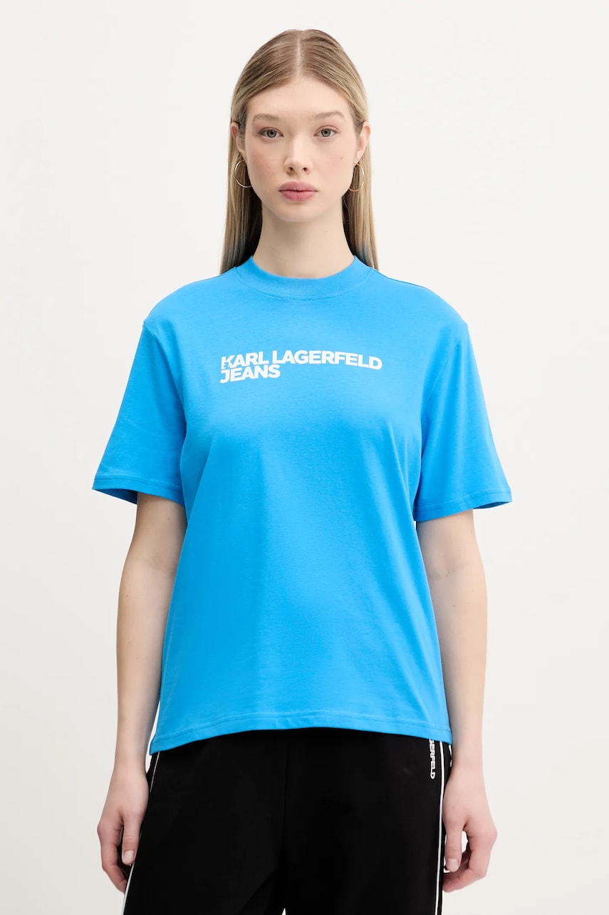 Karl Lagerfeld Jeans tricou din bumbac femei, A1W17005