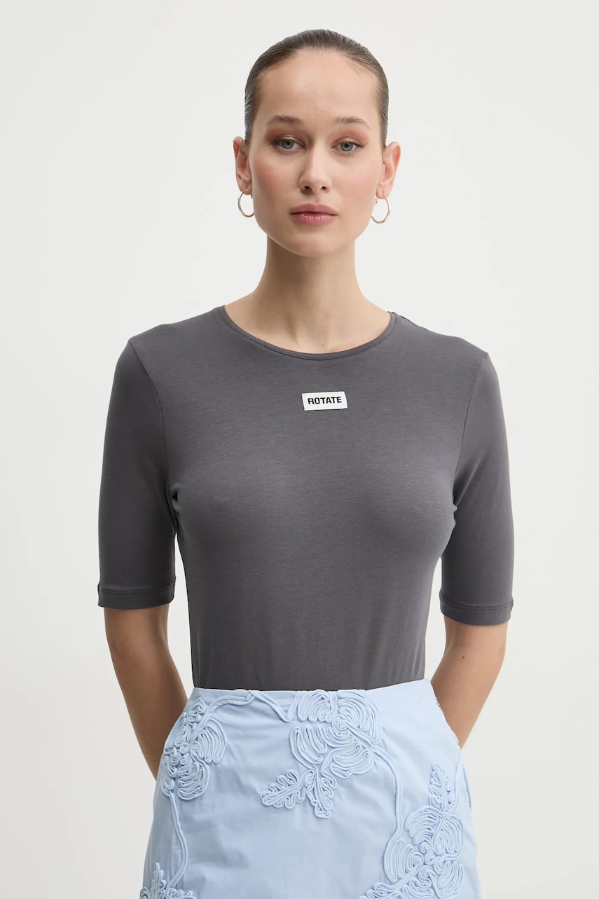 Rotate tricou femei, culoarea gri, 1140941205 Rotate tricou femei, culoarea gri, 1140941205