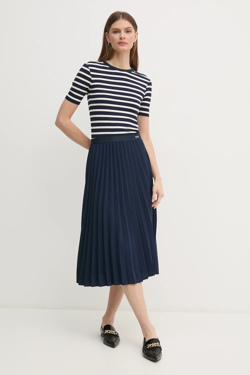 Футболка Tommy Hilfiger женская цвет синий WW0WW43918 Футболка Tommy Hilfiger женская цвет синий WW0WW43918