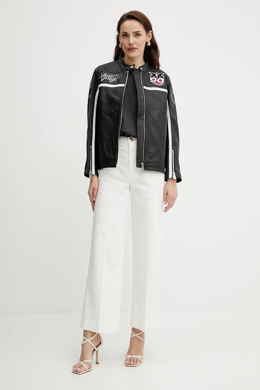 Μπλουζάκι Pinko χρώμα: μαύρο, 104965 A2HX φωτογραφία