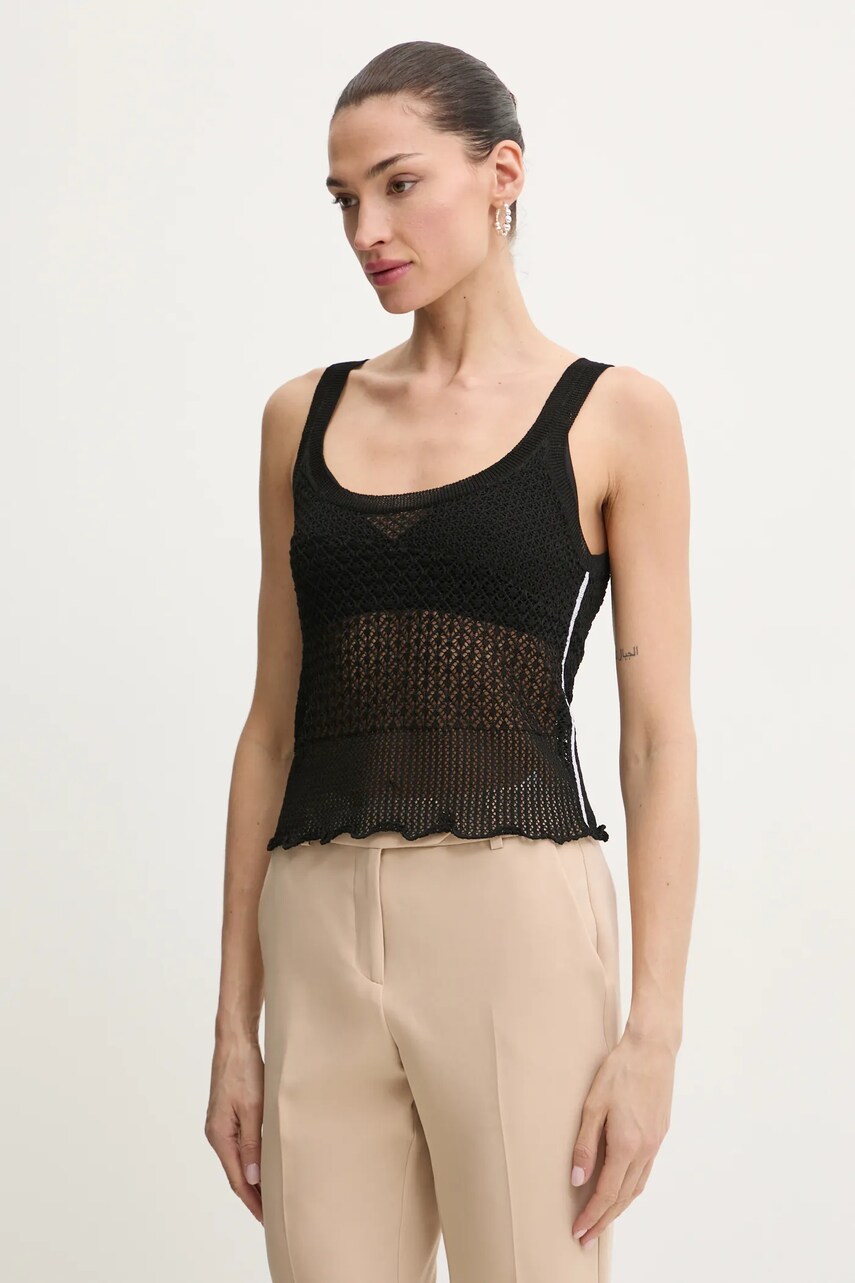 Levně Top Pinko černá barva, 104642 A2EB