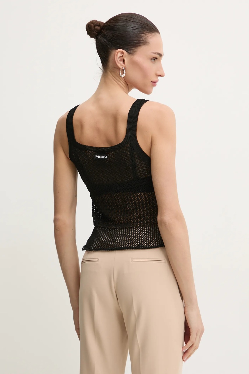 Top Pinko χρώμα: μαύρο, 104642 A2EB φωτογραφία