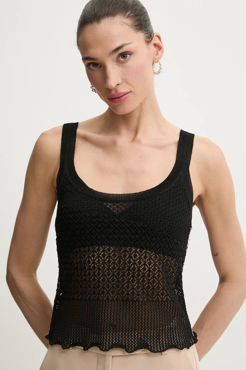 Top Pinko χρώμα: μαύρο, 104642 A2EB φωτογραφία