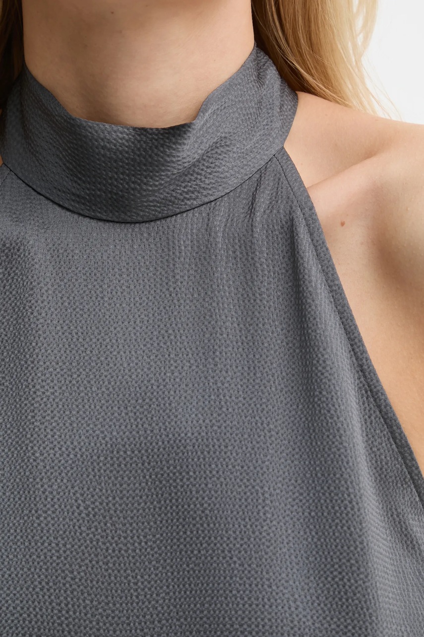 Μπλουζάκι Samsoe Samsoe SARHEO χρώμα: γκρι, F24400164 φωτογραφία