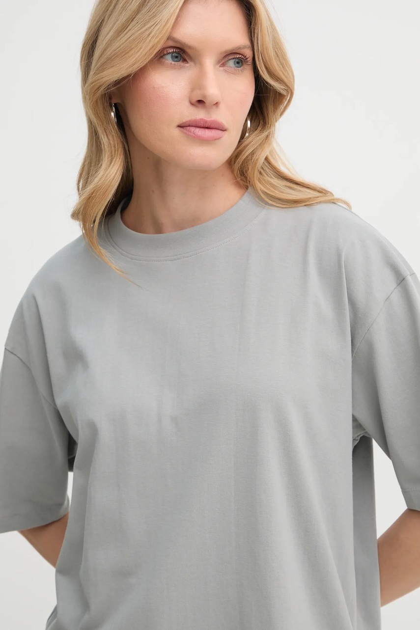 Βαμβακερό μπλουζάκι 2NDDAY Arale γυναικείο, χρώμα: γκρι, 2251246315 φωτογραφία