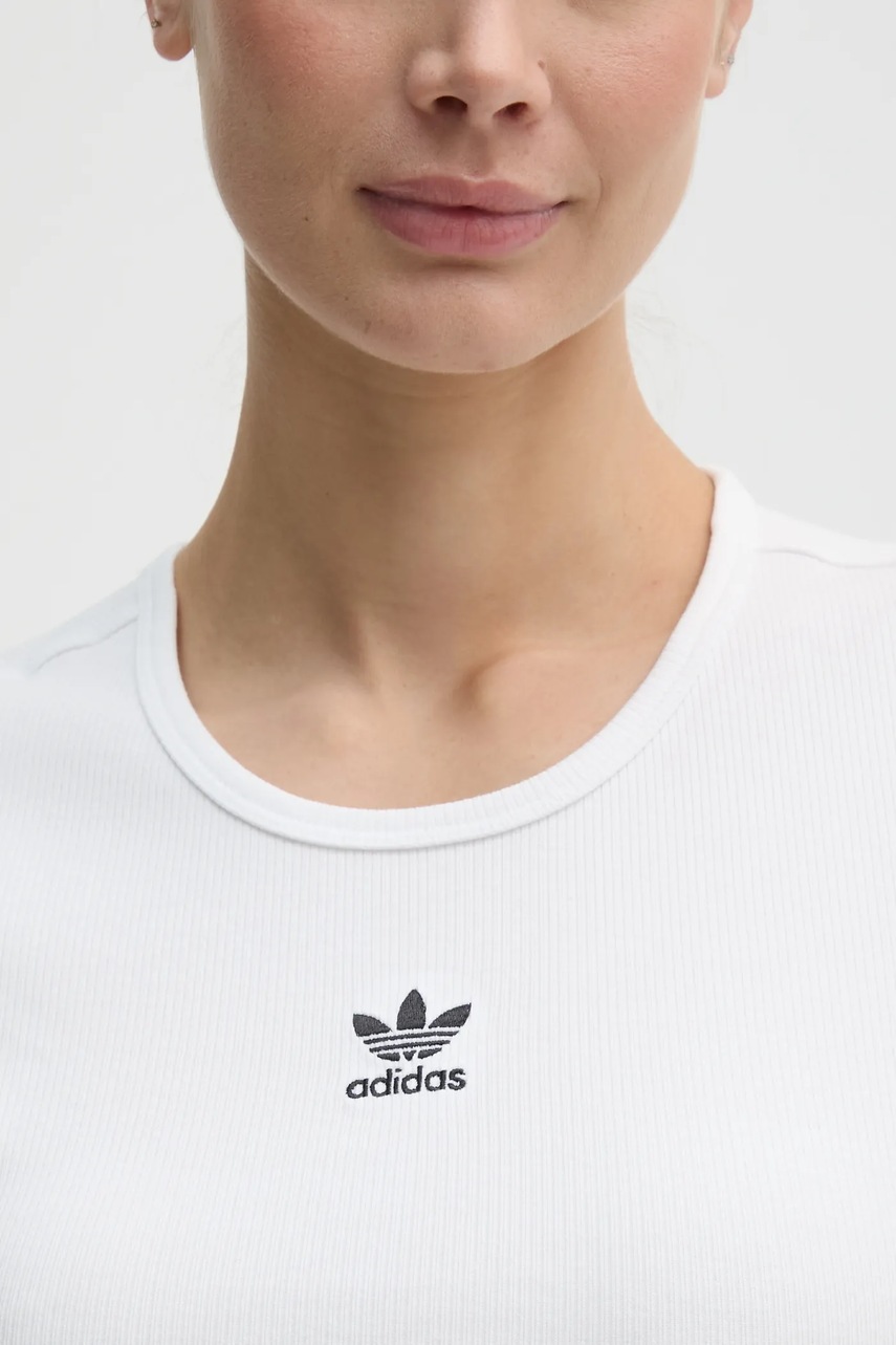 Μπλουζάκι adidas Originals Essential χρώμα: άσπρο, JC9026 φωτογραφία