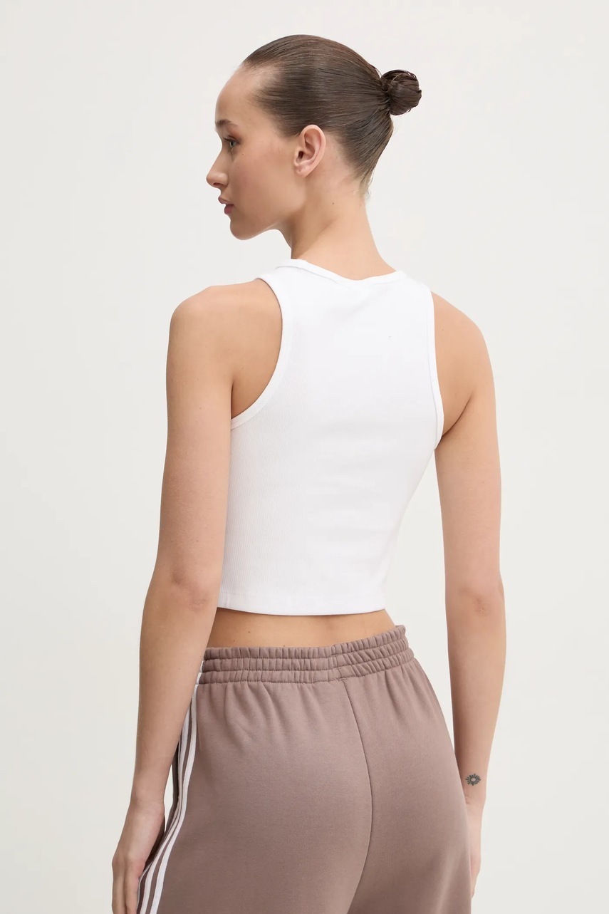 Top adidas Originals Essential χρώμα: άσπρο, JC9007 φωτογραφία