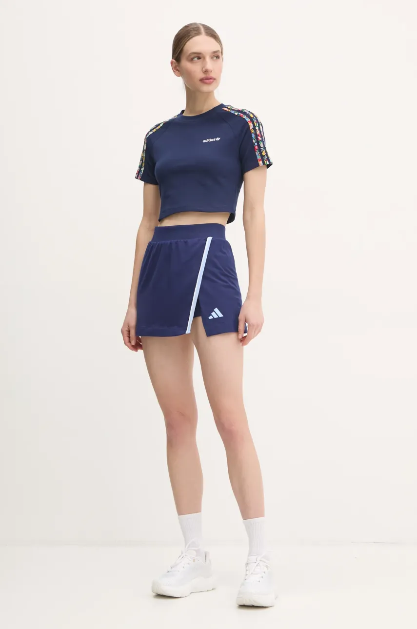 Футболка adidas Originals Liberty женская цвет синий JC7788 Футболка adidas Originals Liberty женская цвет синий JC7788