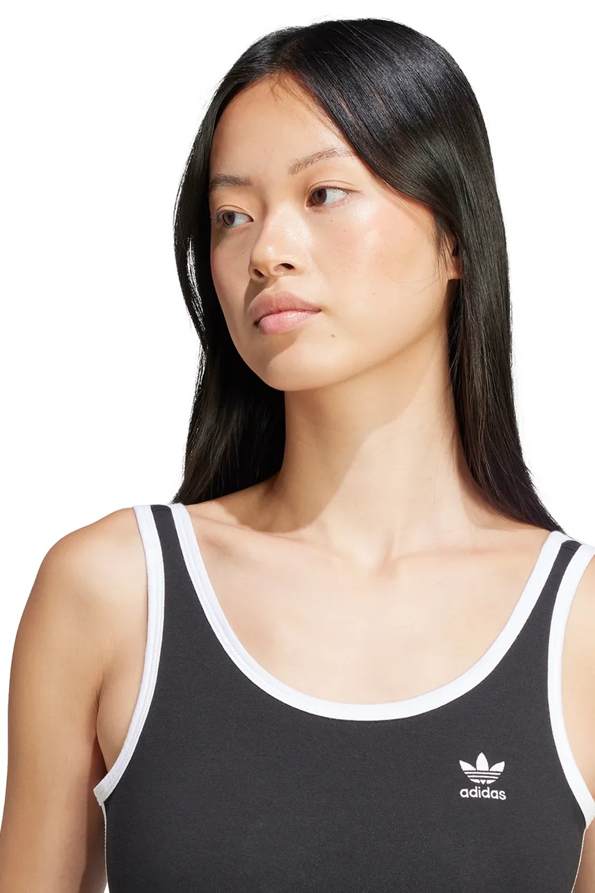 Боди adidas Originals 3S BODY цвет чёрный JD4630 Боди adidas Originals 3S BODY цвет чёрный JD4630