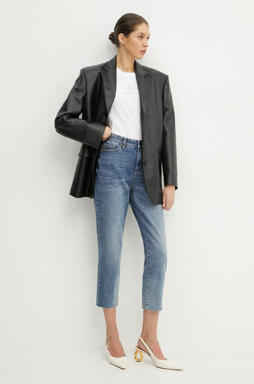 Хлопковая футболка Armani Exchange женская цвет белый XW000386 AF10354 Хлопковая футболка Armani Exchange женская цвет белый XW000386 AF10354