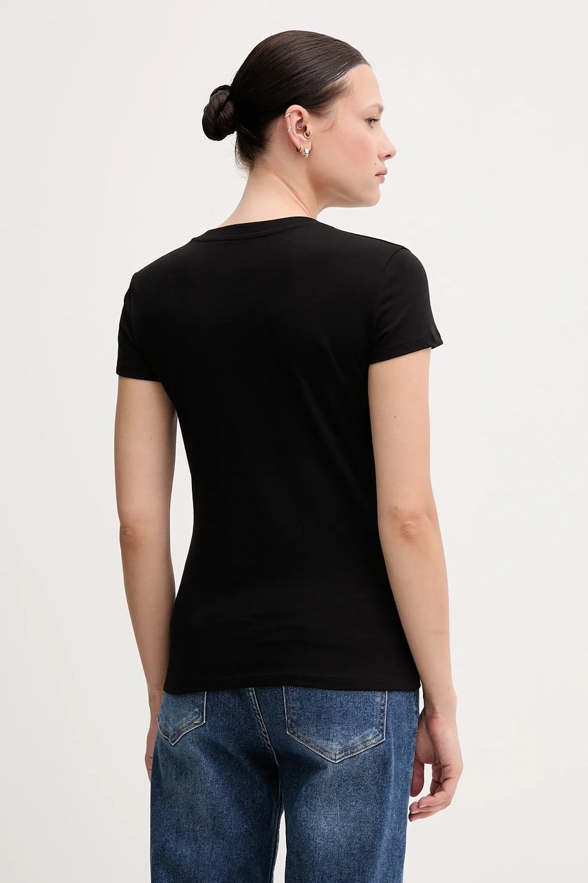 Хлопковая футболка Armani Exchange цвет чёрный XW000521 AF10359 Хлопковая футболка Armani Exchange цвет чёрный XW000521 AF10359