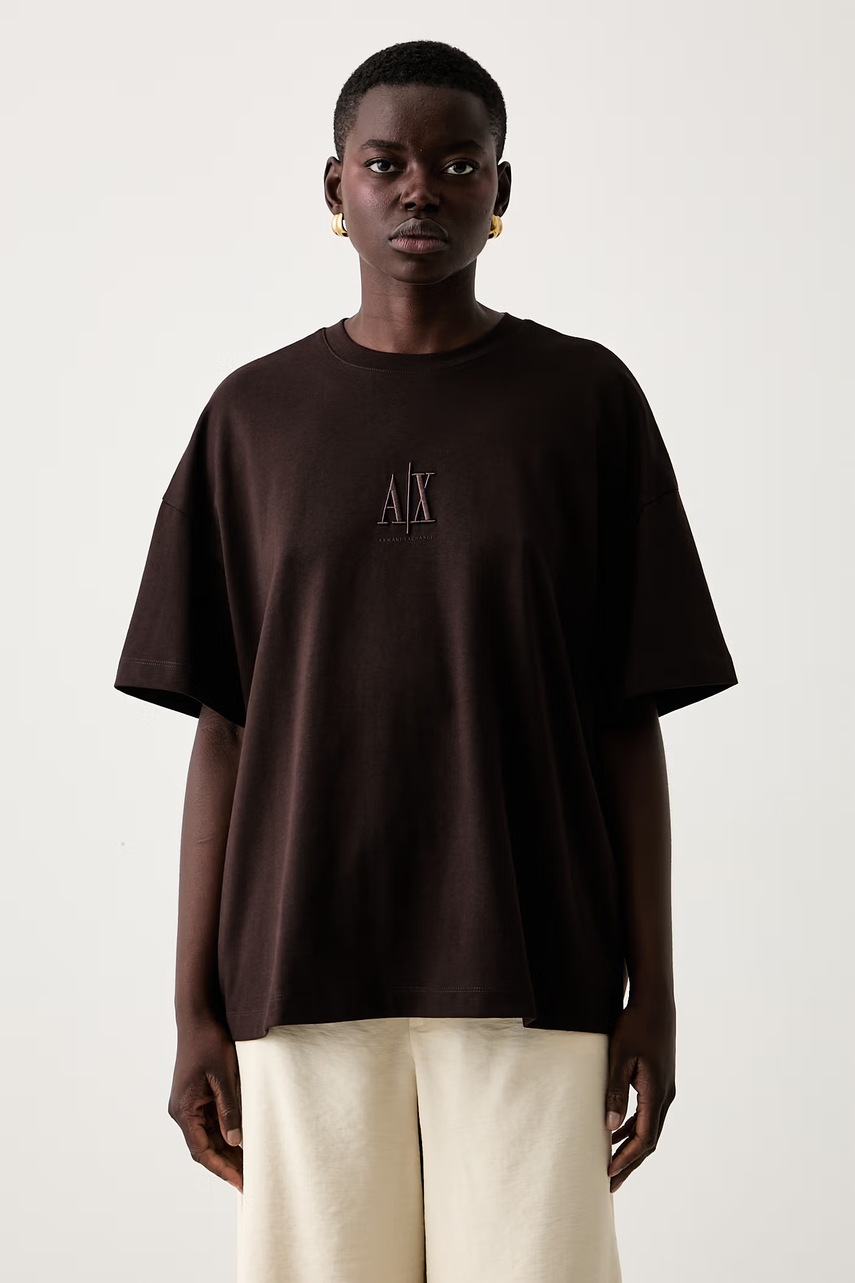 Armani Exchange  majica za žene od pamuka