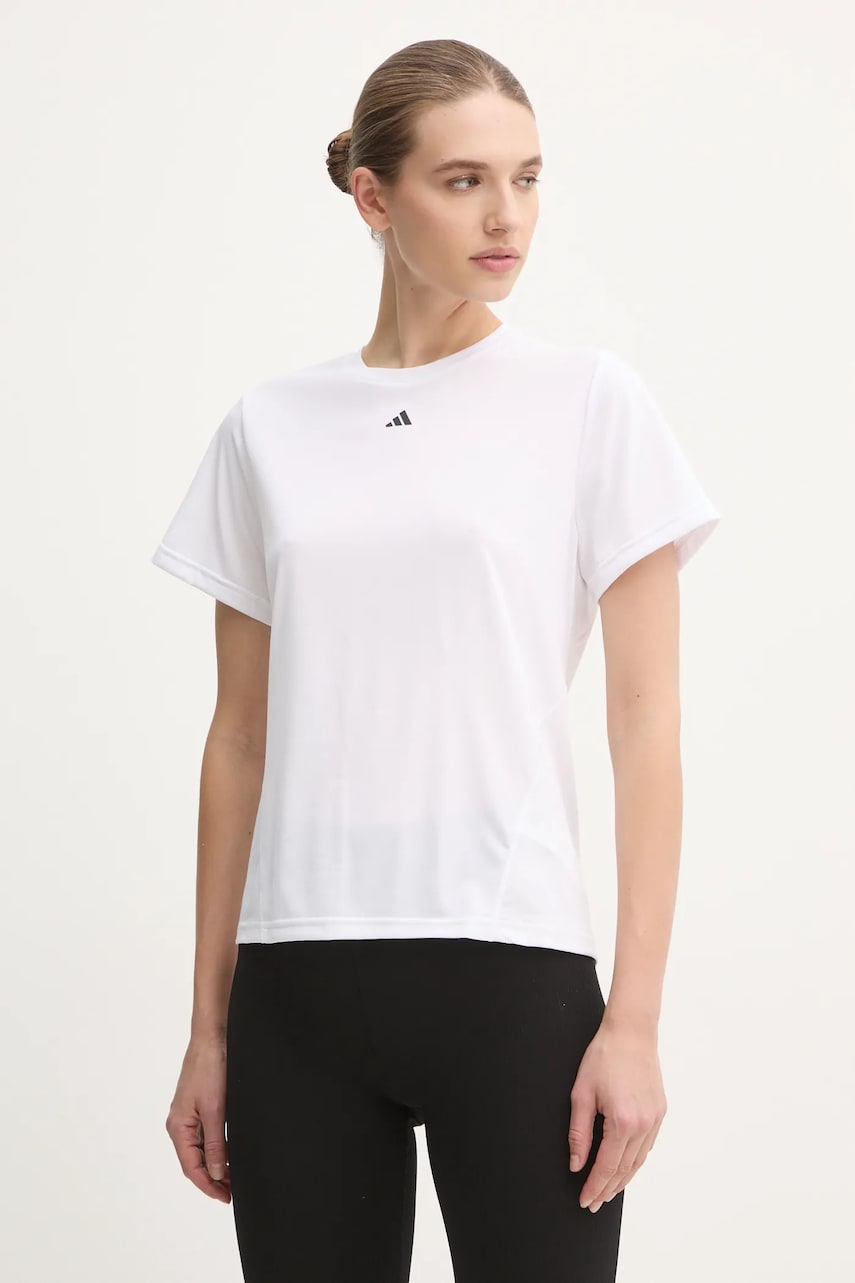adidas Performance tricou de antrenament Designed for Training culoarea alb, IT7419 adidas Performance tricou de antrenament Designed for Training culoarea alb, IT7419