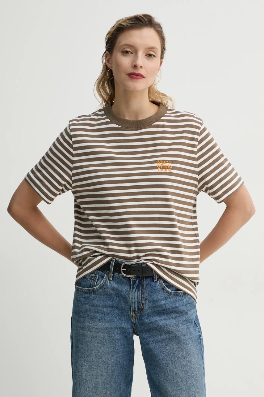 Marc O\'Polo tricou din bumbac femei, culoarea alb, 5000005953