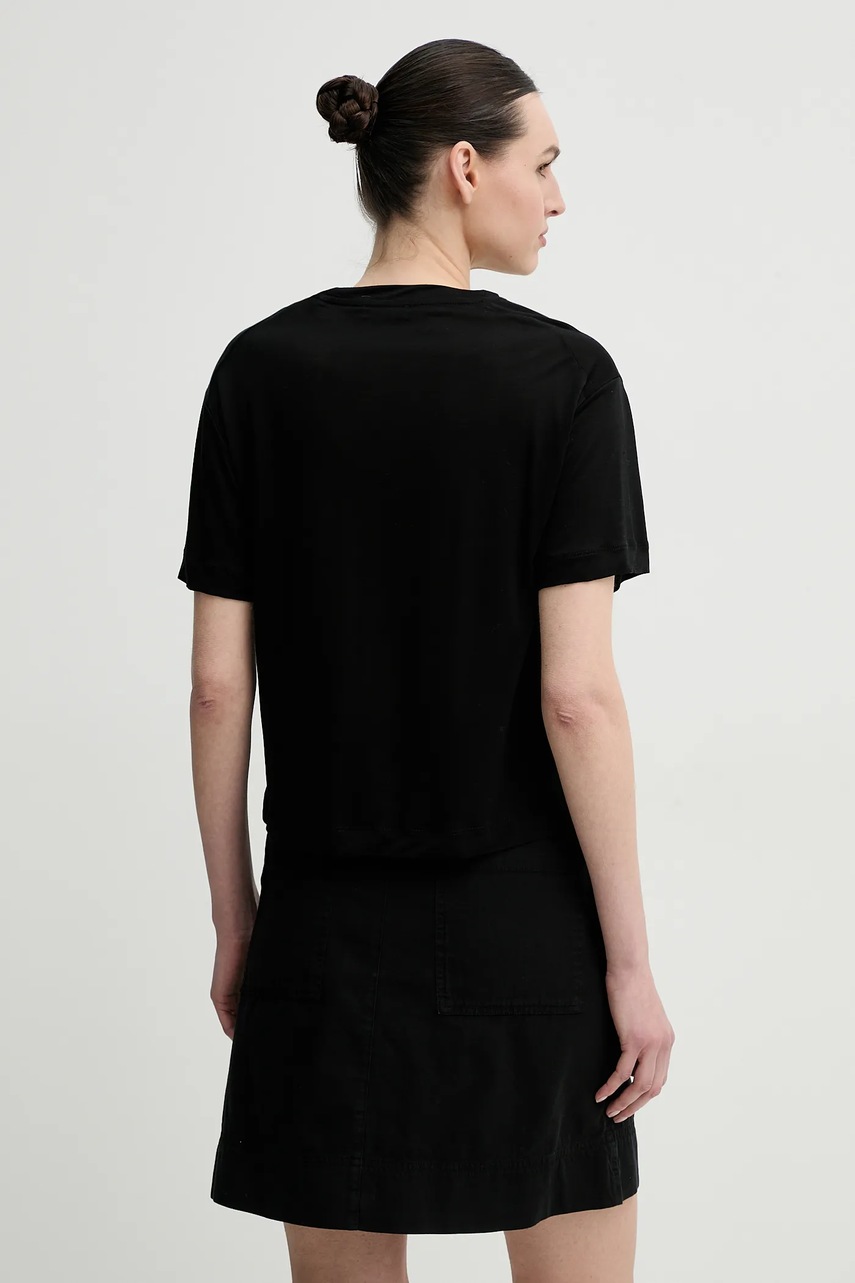 Marc O'Polo t-shirt női, fekete, 503202851049 termék 2. képe