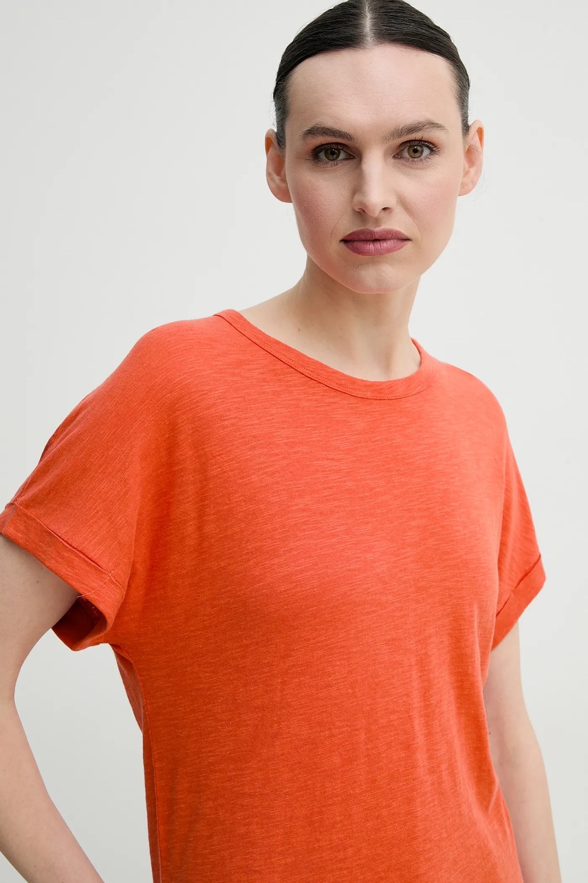 Μπλουζάκι Marc O'Polo χρώμα: πορτοκαλί, 503212151387 φωτογραφία