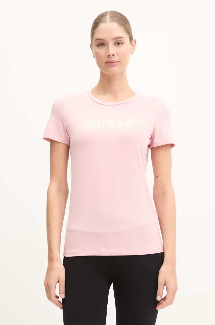 Футболка Guess NEW CARRIE женская цвет розовый O5RI01 KBBU1 Футболка Guess NEW CARRIE женская цвет розовый O5RI01 KBBU1