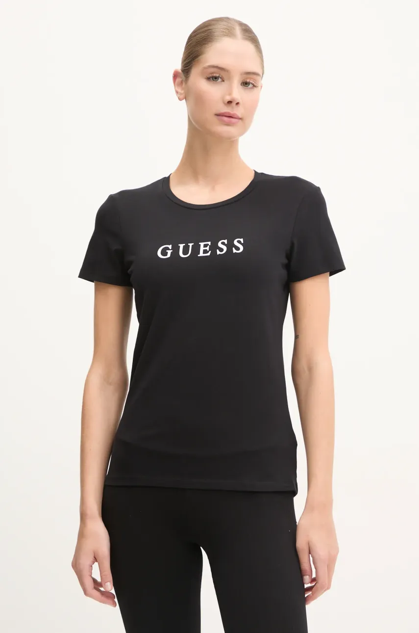 Футболка Guess NEW CARRIE женская цвет чёрный O5RI01 KBBU1 Футболка Guess NEW CARRIE женская цвет чёрный O5RI01 KBBU1