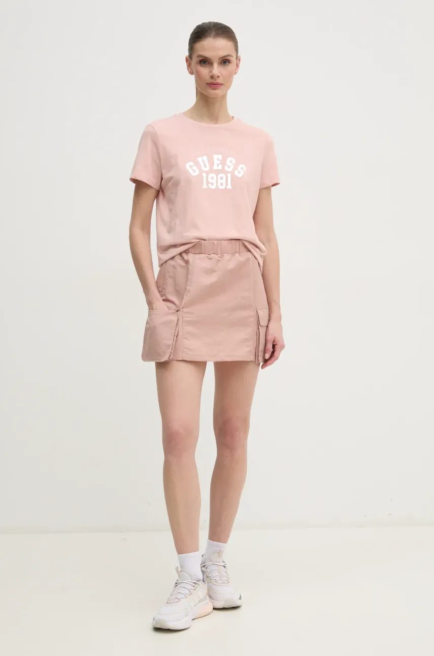 Хлопковая футболка Guess MARTINA женская V5RI06 I3Z14 Хлопковая футболка Guess MARTINA женская V5RI06 I3Z14