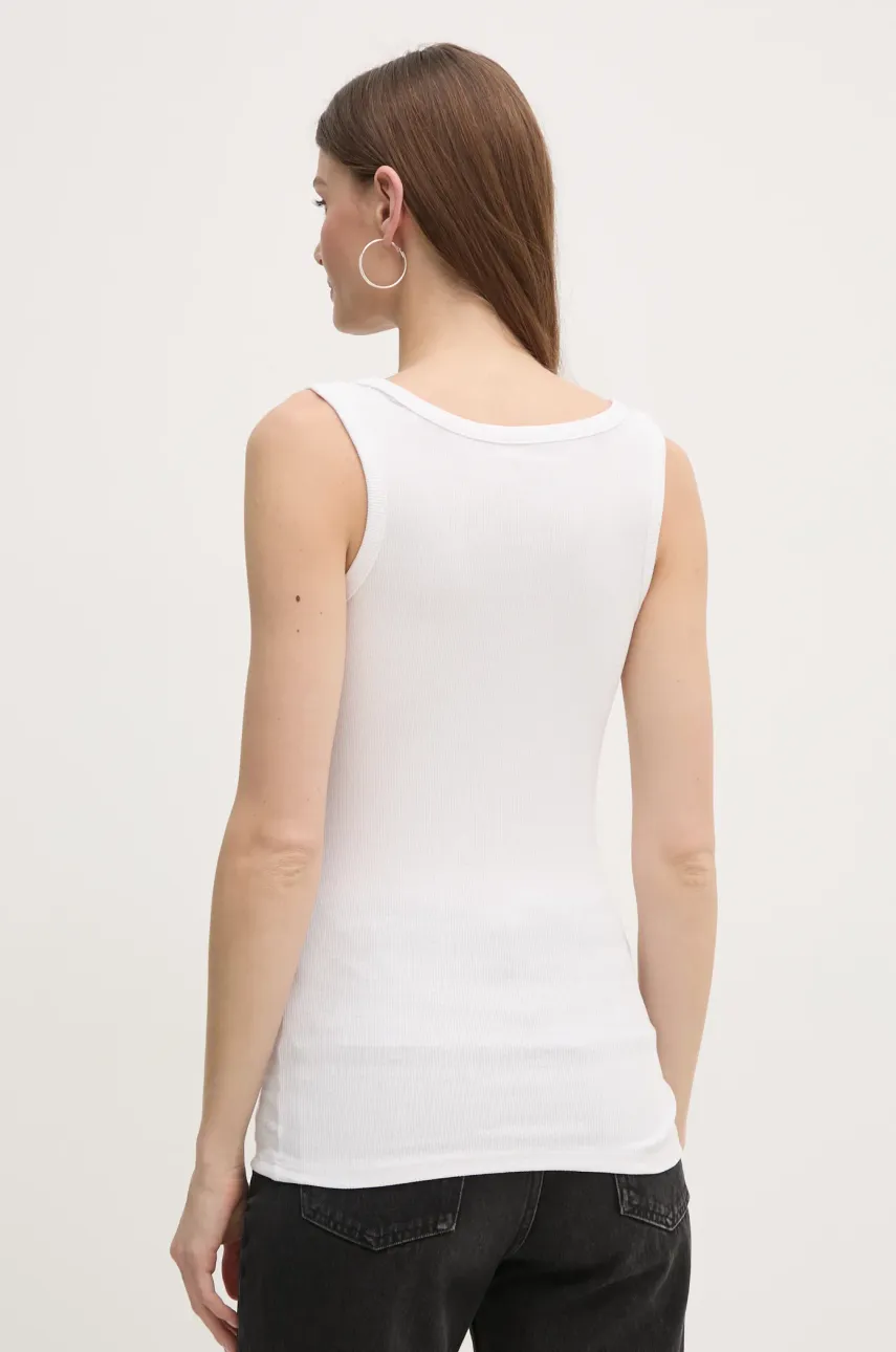 Топ Guess CHENILLE женский цвет белый W5RP03 KA0H1 Топ Guess CHENILLE женский цвет белый W5RP03 KA0H1