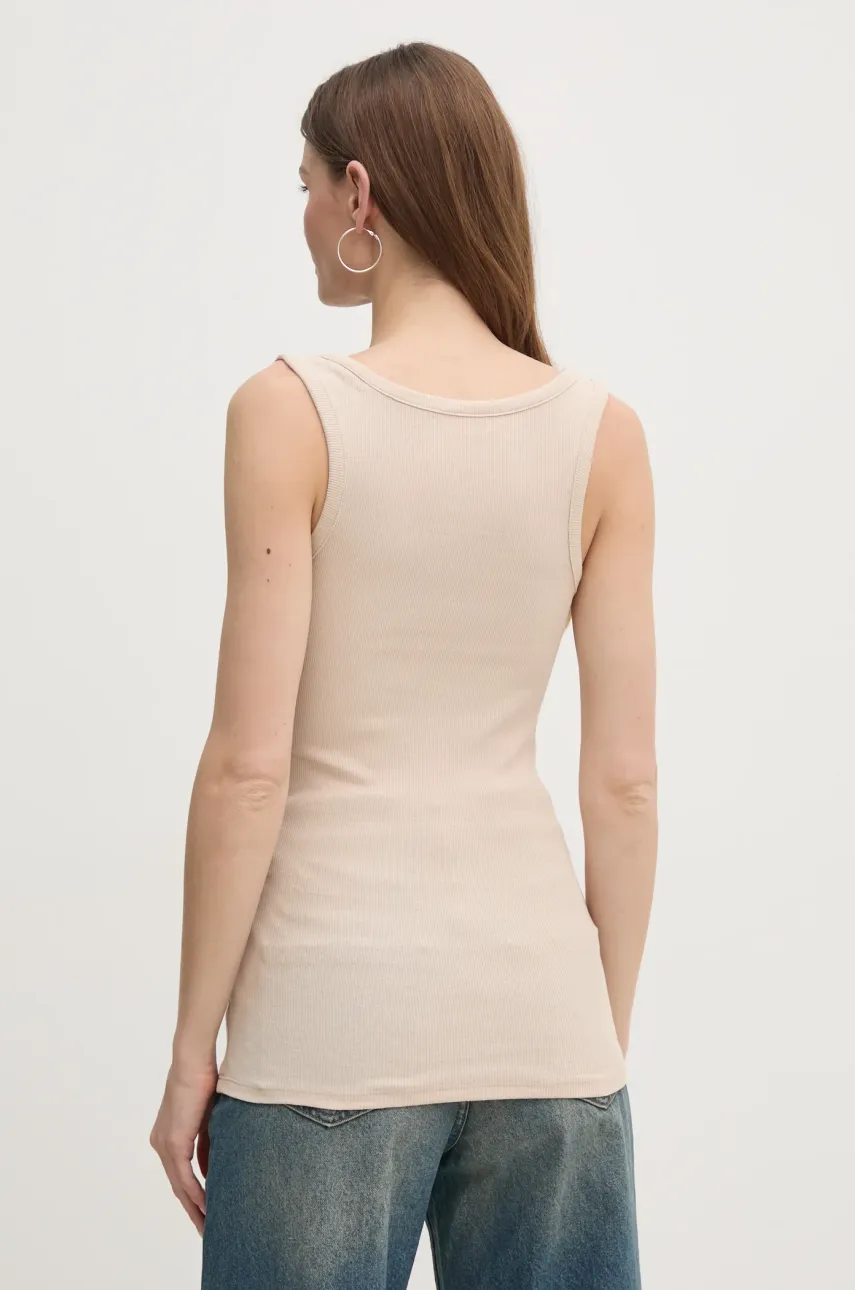 Топ Guess CHENILLE женский цвет бежевый W5RP03 KA0H1 Топ Guess CHENILLE женский цвет бежевый W5RP03 KA0H1