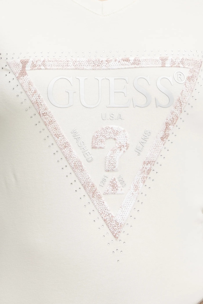 Футболка Guess жіноча колір бежевий W5RI21 J1314 