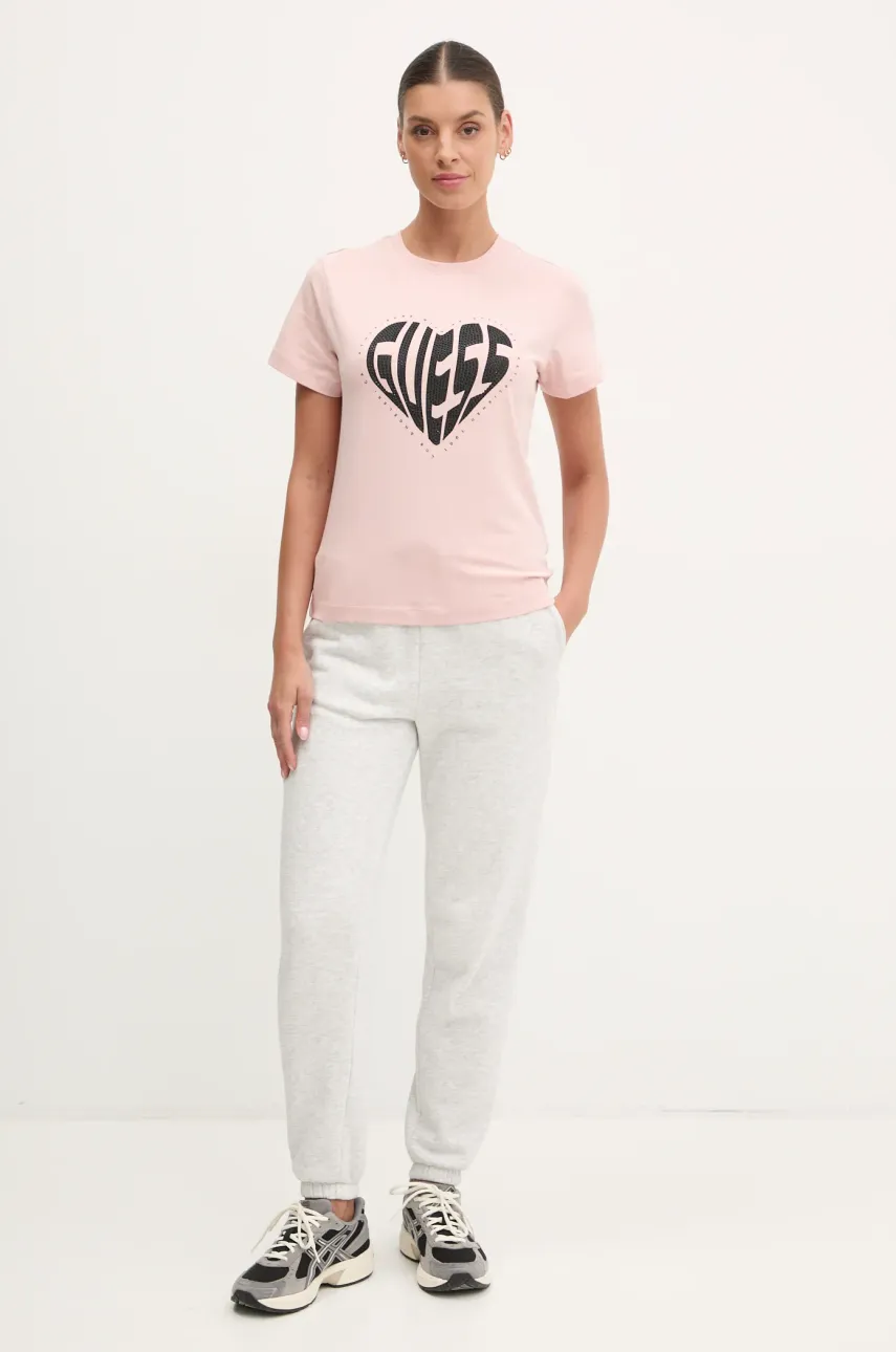Футболка Guess JULIA женская цвет оранжевый V5RI08 J1314 Футболка Guess JULIA женская цвет оранжевый V5RI08 J1314