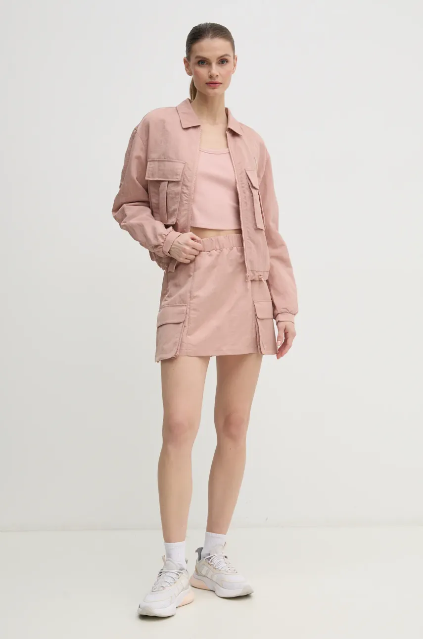 Топ Guess COLETTE женский цвет розовый V5RP07 K8RT2 Топ Guess COLETTE женский цвет розовый V5RP07 K8RT2