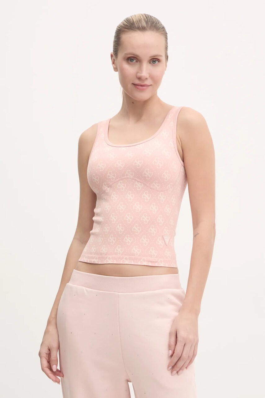 Levně Top Guess AURLIE dámský, růžová barva, V5RP04 Z3LF0