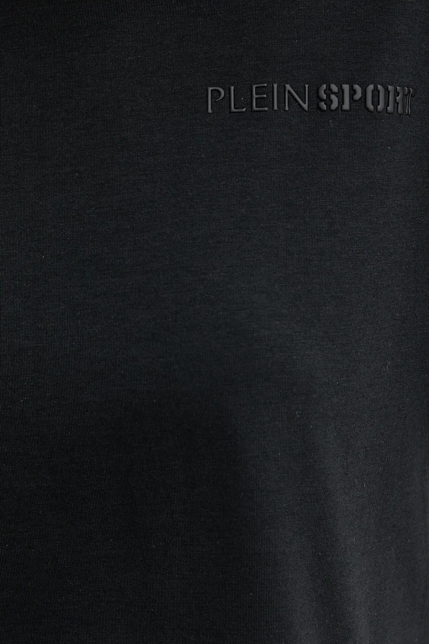 Μπλουζάκι PLEIN SPORT χρώμα: μαύρο, SAEC WTK3560 STE001N φωτογραφία