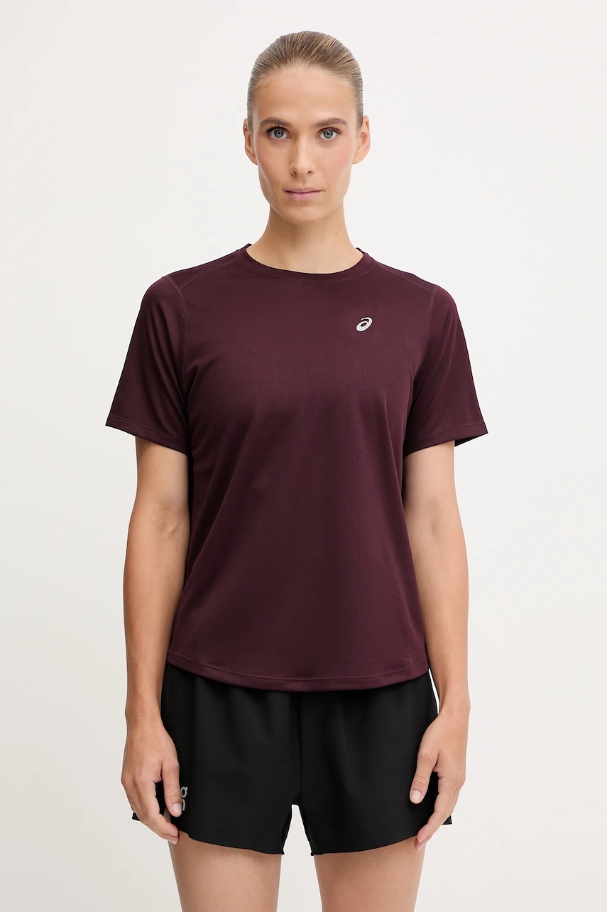 Asics tricou de alergare Core culoarea portocaliu, 2012D170