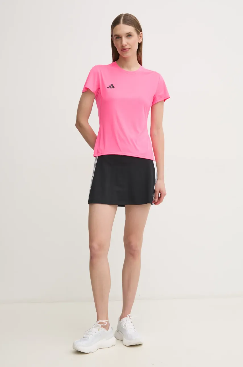 Футболка для бега adidas Performance Adizero Essentials цвет розовый JF3497 Футболка для бега adidas Performance Adizero Essentials цвет розовый JF3497