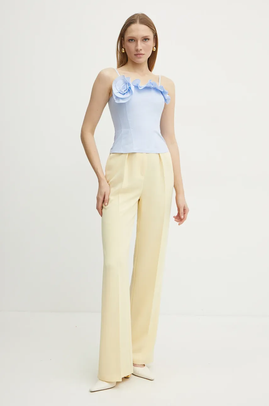 Хлопковая блузка Marella ELLENO женская однотонная 2513161031200 Хлопковая блузка Marella ELLENO женская однотонная 2513161031200