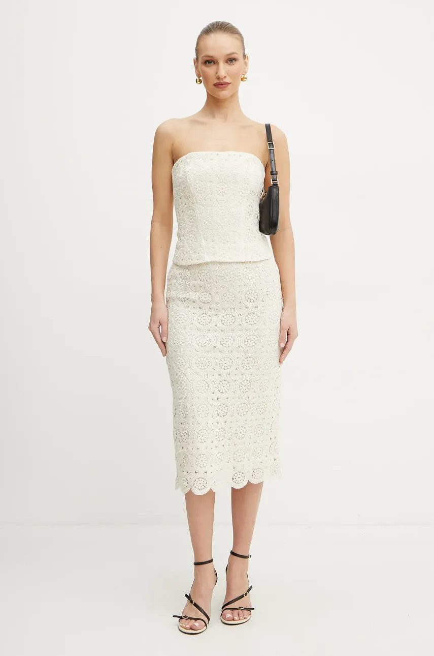 Топ Marella KRISTIN женская цвет бежевый однотонная 2513161122200 Топ Marella KRISTIN женская цвет бежевый однотонная 2513161122200