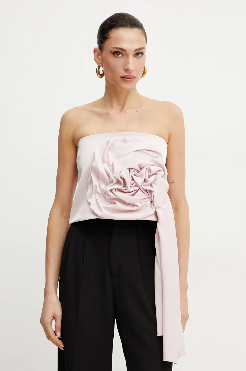Marella bluză DOLORES femei, culoarea roz, cu imprimeu, 2513161142200