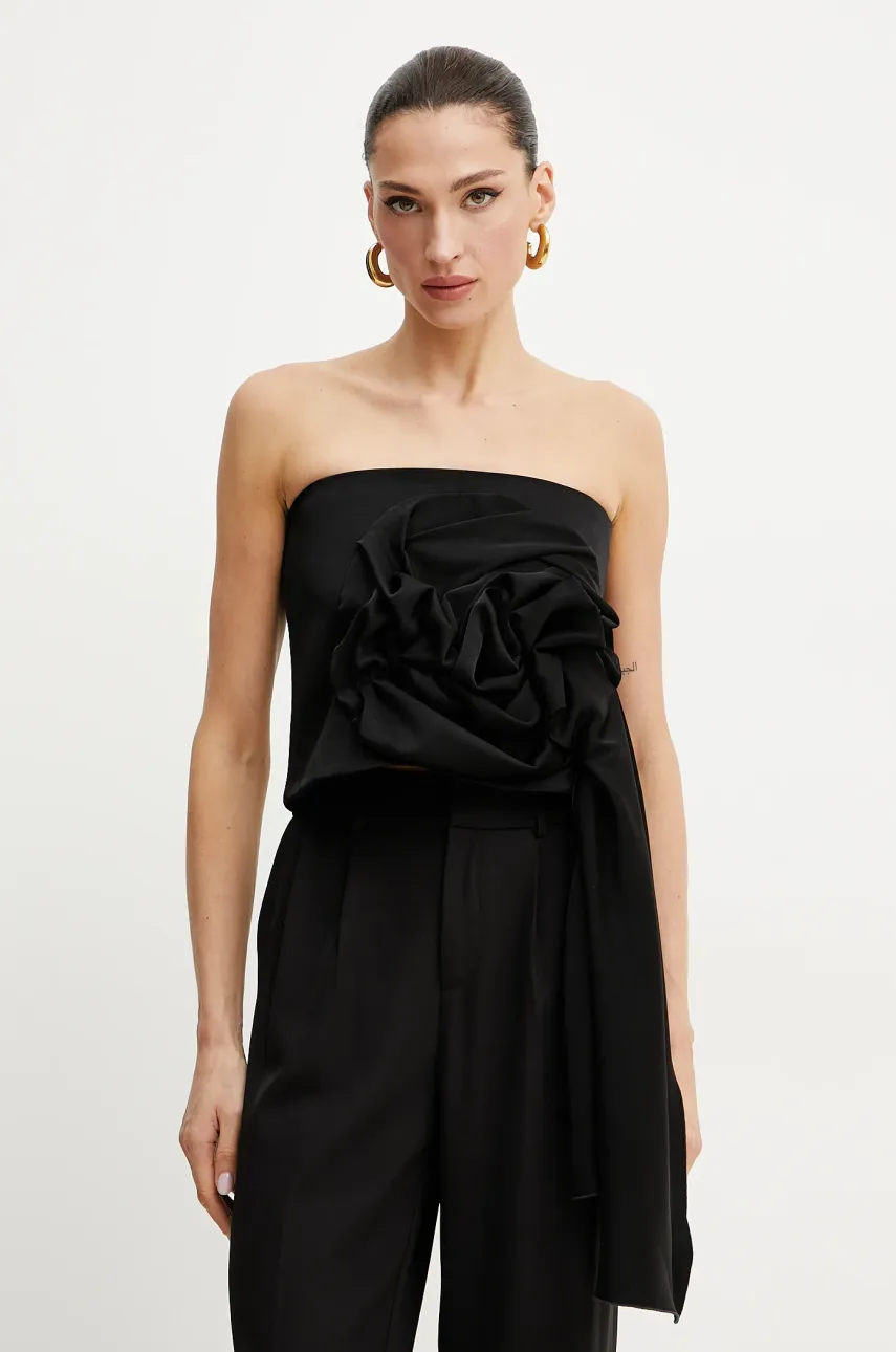 Marella bluză DOLORES femei, culoarea negru, cu imprimeu, 2513161142200
