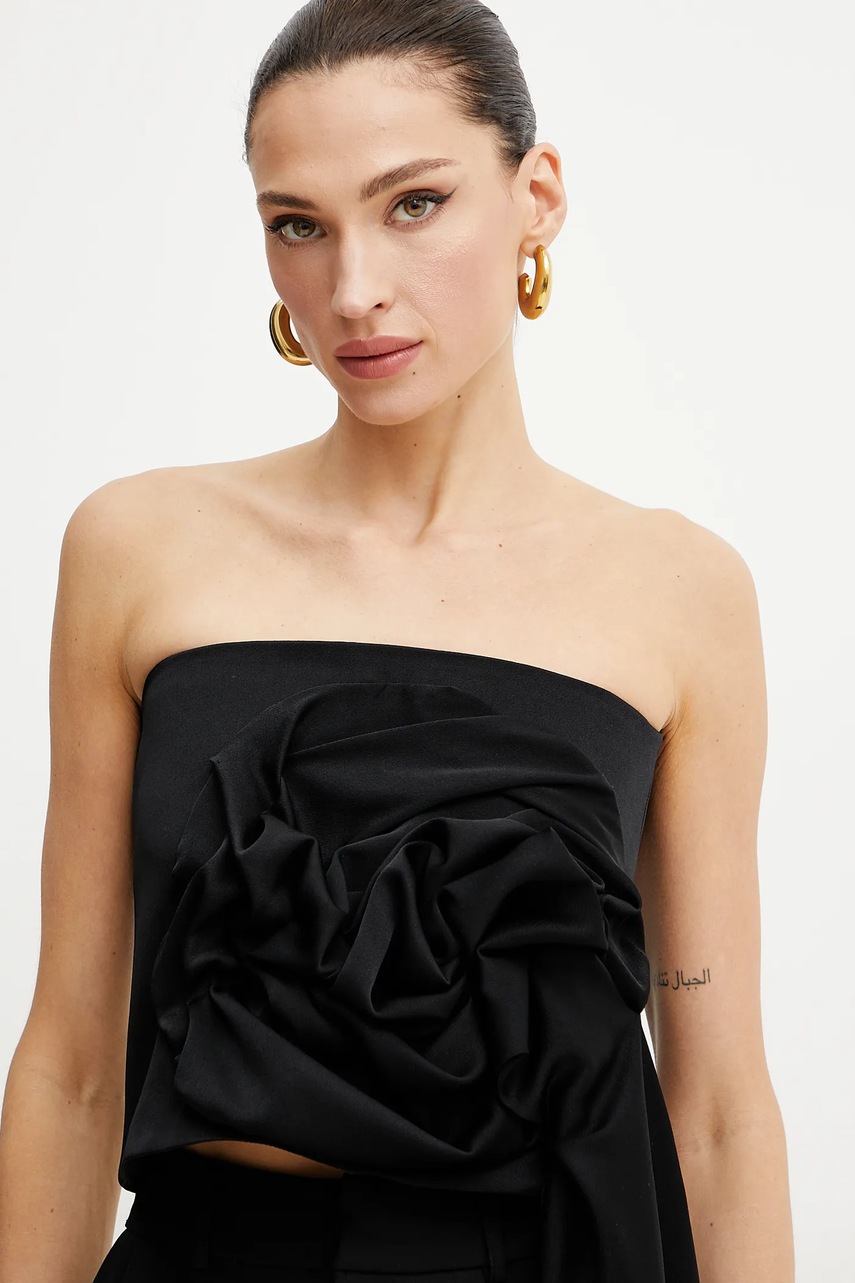 Μπλουζάκι Marella DOLORES χρώμα: μαύρο, 2513161142200 φωτογραφία