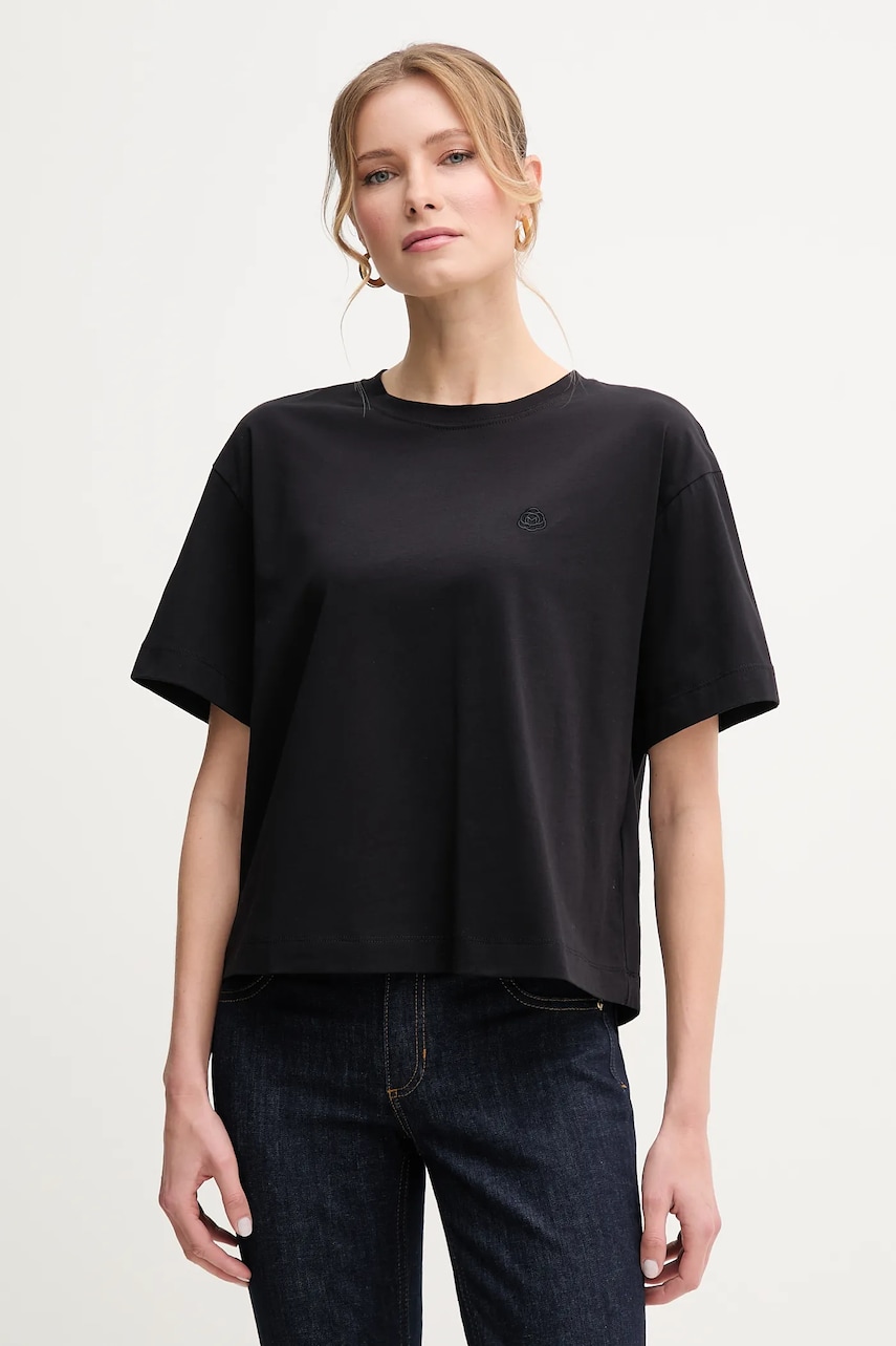 Marella tricou NEREIDE femei, culoarea negru, 2513971044200