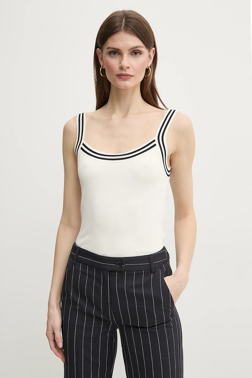 Marella top Emme by Marella culoarea bej, 2515361061200