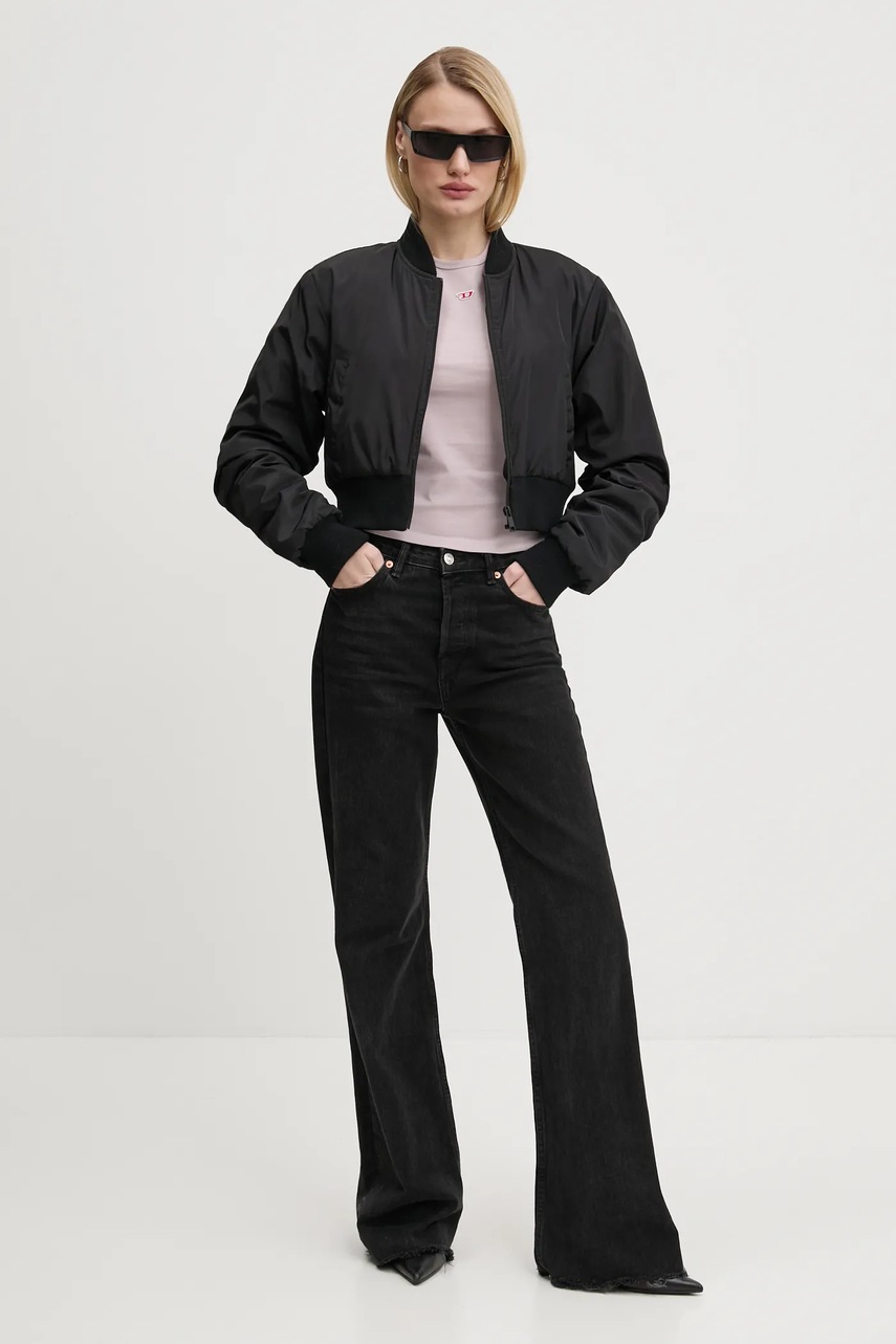 Βαμβακερό μπλουζάκι Diesel T-UNCUTIE-LONG-D T-SHIRT φωτογραφία